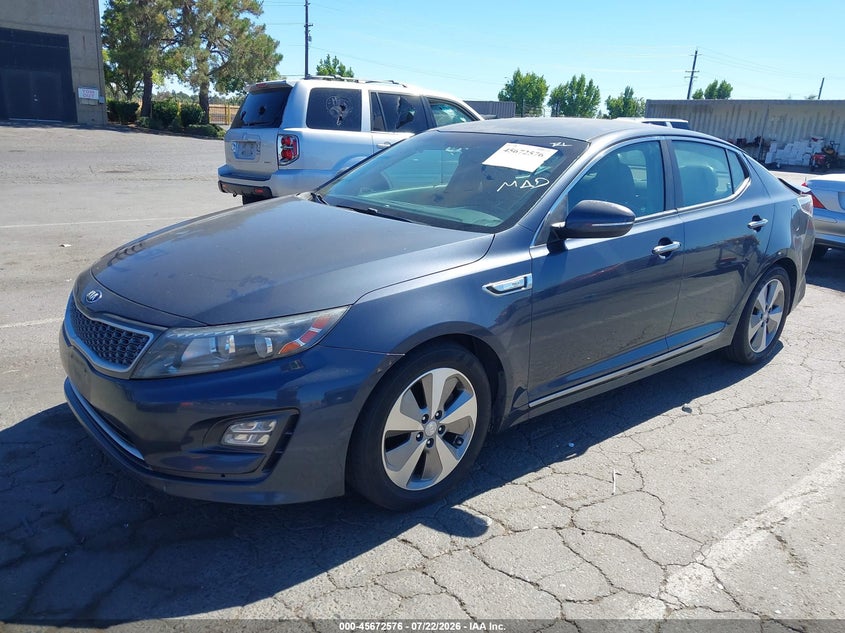 Vin: knagn4ad7f5080270, lot: 46171176, kia optima hybrid ex 20152