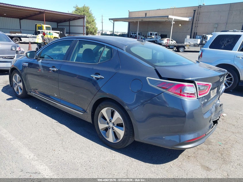 Vin: knagn4ad7f5080270, lot: 46171176, kia optima hybrid ex 20153