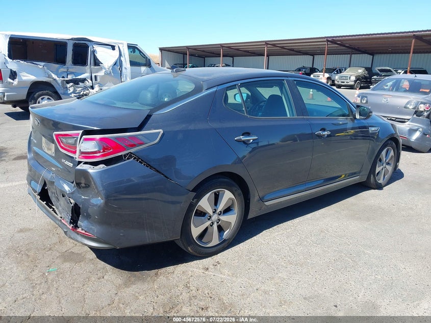 Vin: knagn4ad7f5080270, lot: 46171176, kia optima hybrid ex 20154