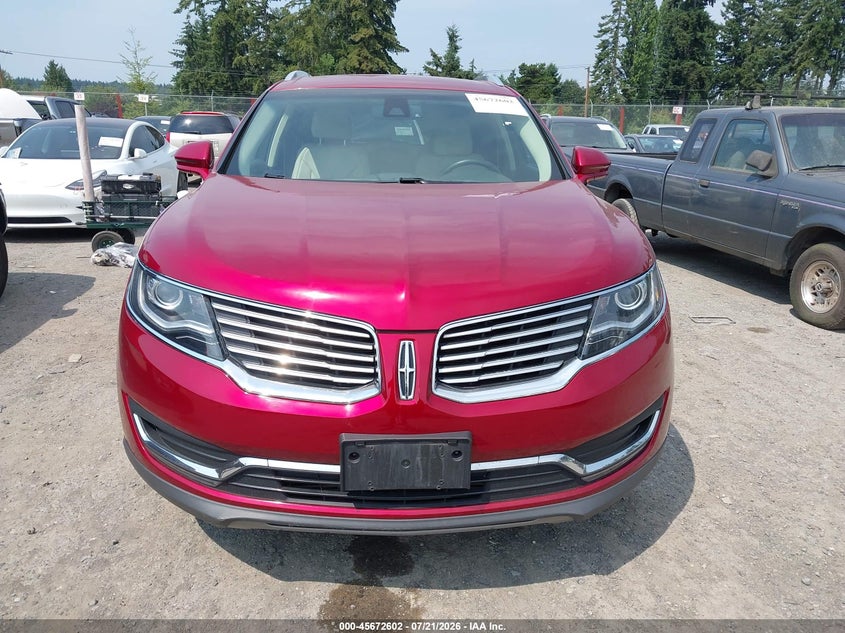 2016 Lincoln Mkx Select VIN: 2LMPJ8KP6GBL53842 Lot: 45672602