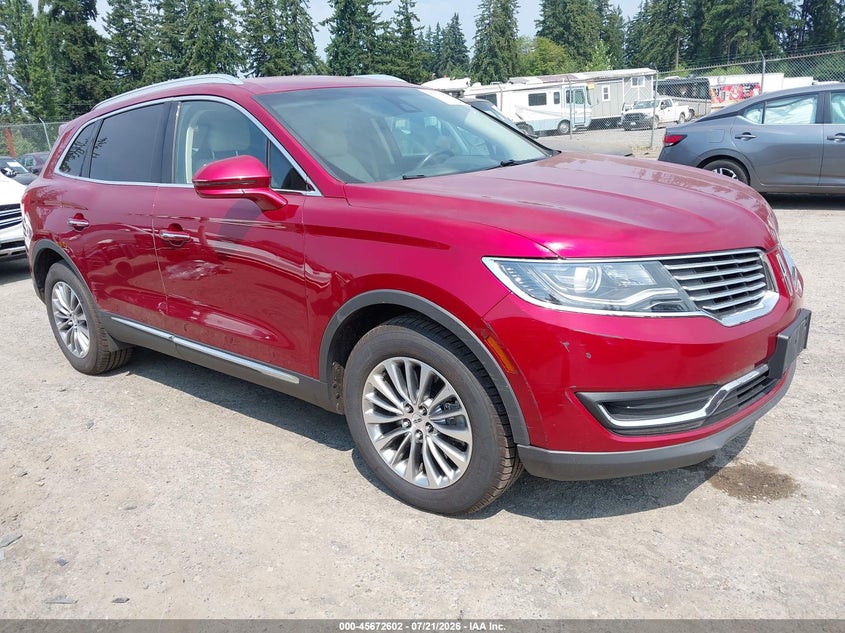 2016 Lincoln Mkx Select