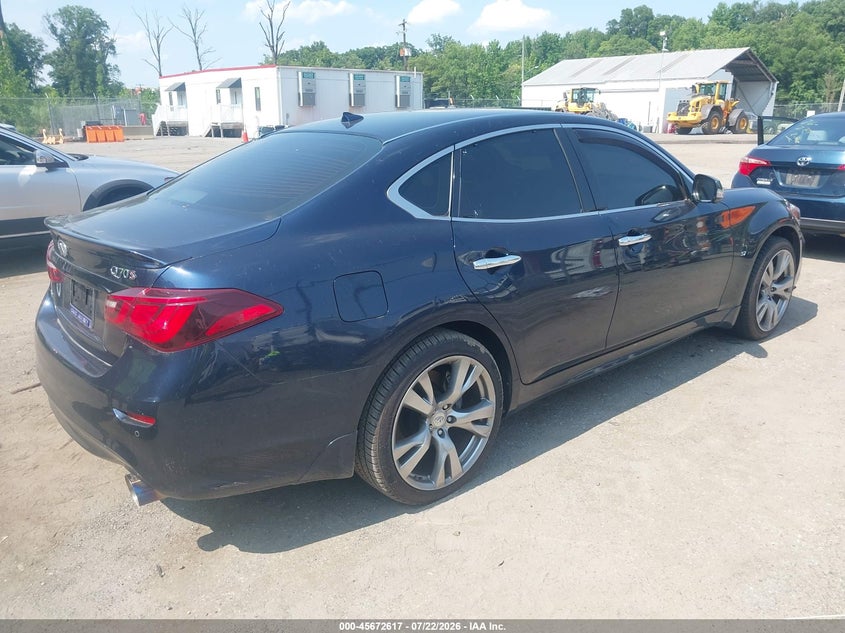 Vin: jn1by1ar9jm220061, lot: 46171217, infiniti q70 3.7x luxe 20184