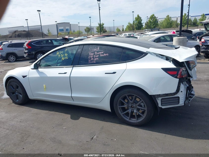 2023 Tesla Model 3 Long Range Dual Motor All-Wheel Drive VIN: 5YJ3E1EB8PF636269 Lot: 45672621