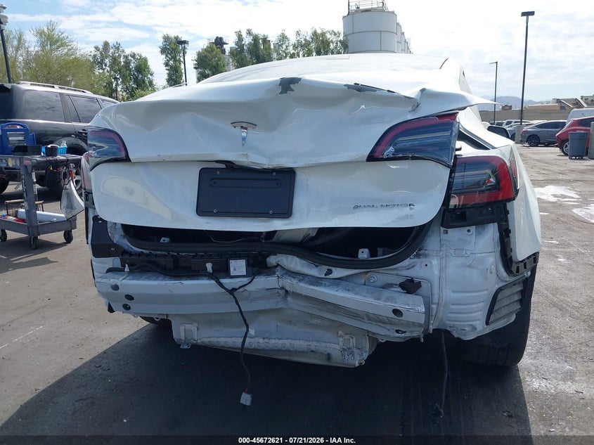 2023 Tesla Model 3 Long Range Dual Motor All-Wheel Drive VIN: 5YJ3E1EB8PF636269 Lot: 45672621