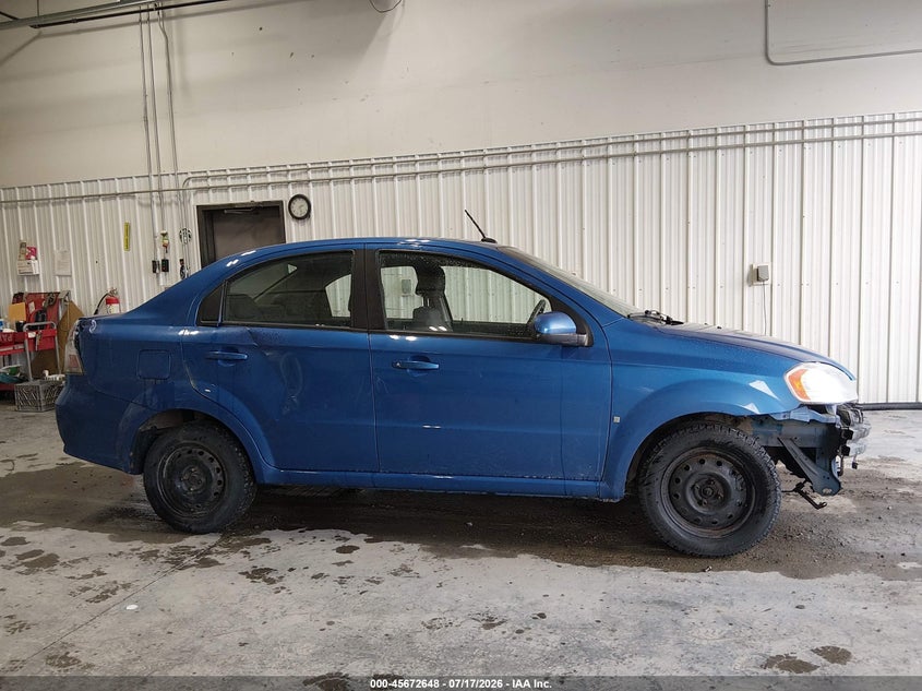 2009 Chevrolet Aveo Ls VIN: KL1TD56E89B691076 Lot: 45672648