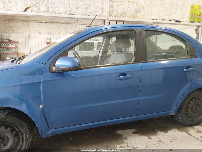 2009 Chevrolet Aveo Ls VIN: KL1TD56E89B691076 Lot: 45672648