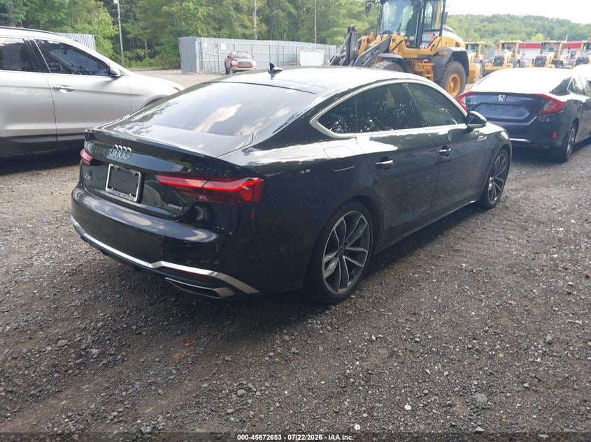 Vin: waudacf53ra070020, lot: 46171252, audi a5 sportback premium 45 tfsi s line quattro s tronic 20244