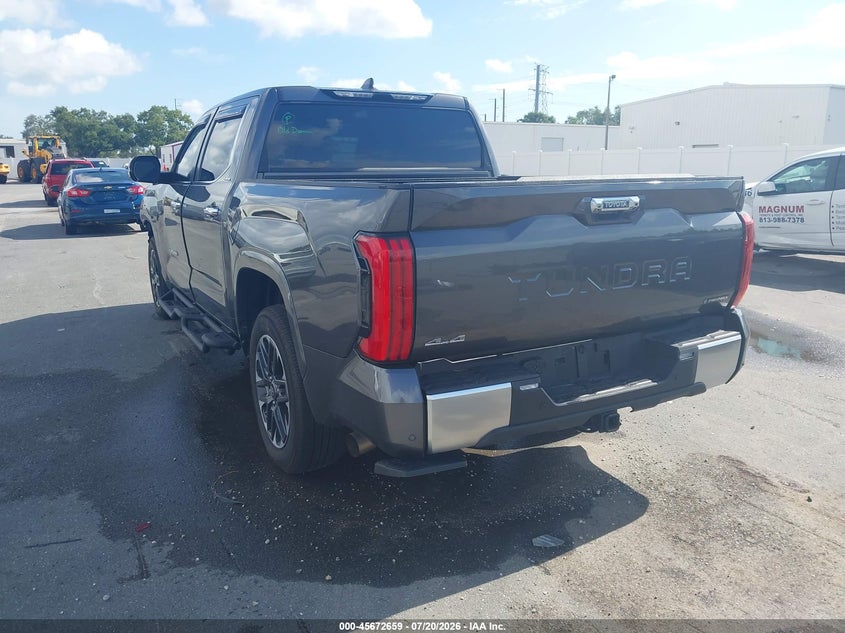 Vin: 5tfjc5db5tx116956, lot: 46171259, toyota tundra hybrid limited crewmax 6.4' bed 20263