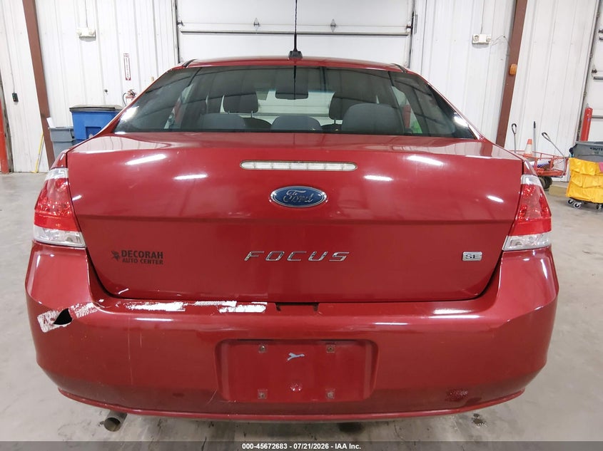 2011 Ford Focus Se VIN: 1FAHP3FN8BW188162 Lot: 45672683