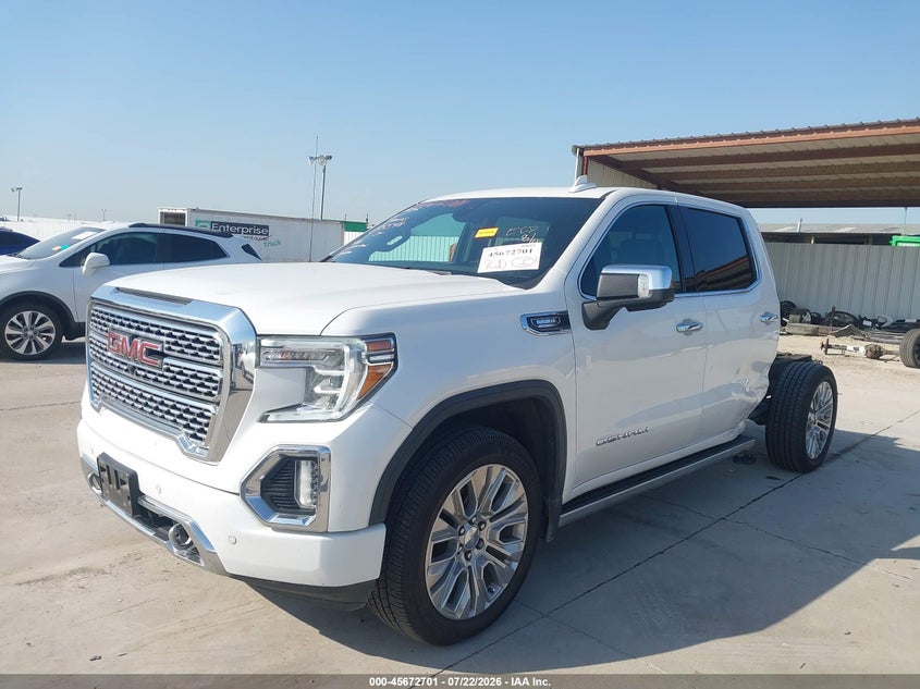 Vin: 3gtu9fet7mg128055, lot: 46171301, gmc sierra 1500 4wd  short box denali 20212