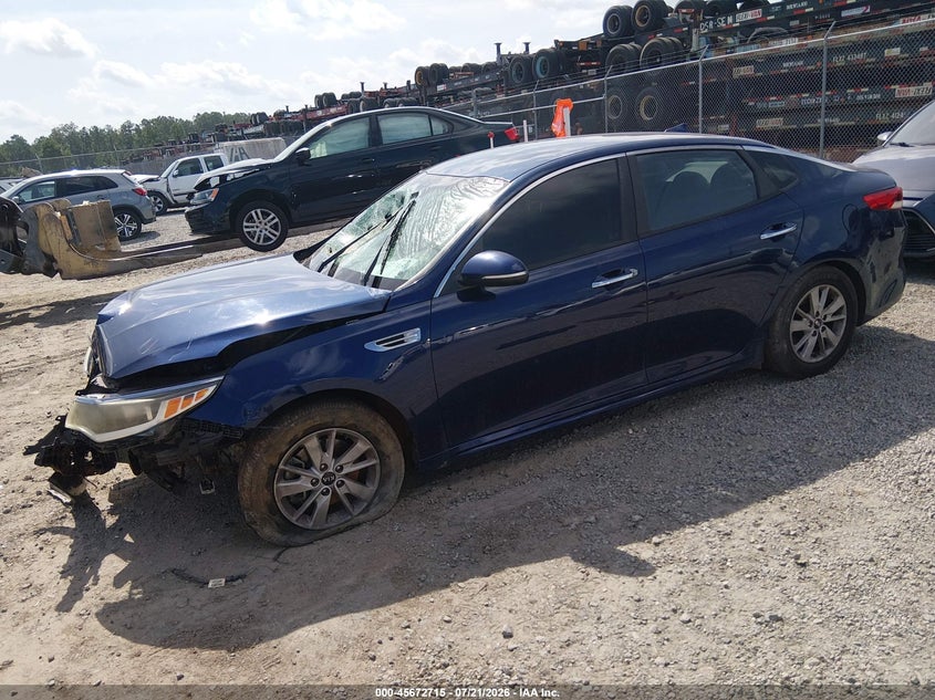 Vin: 5xxgt4l38jg226547, lot: 46171315, kia optima lx 20182
