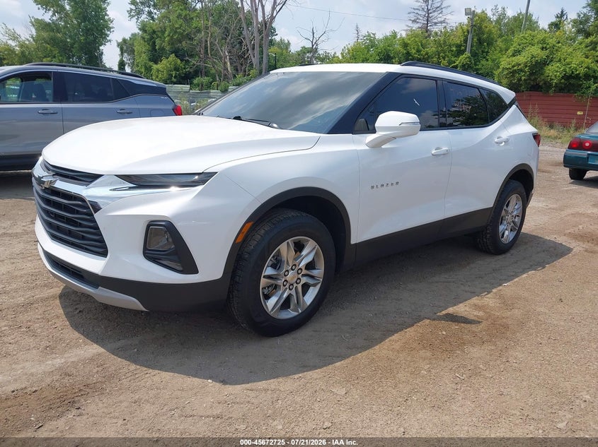 2022 Chevrolet Blazer Fwd 2Lt VIN: 3GNKBCR44NS231467 Lot: 45672725