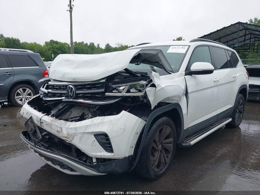 Vin: 1v2hp2ca2nc525645, lot: 46171381, volkswagen atlas 2.0t se w/technology 20222