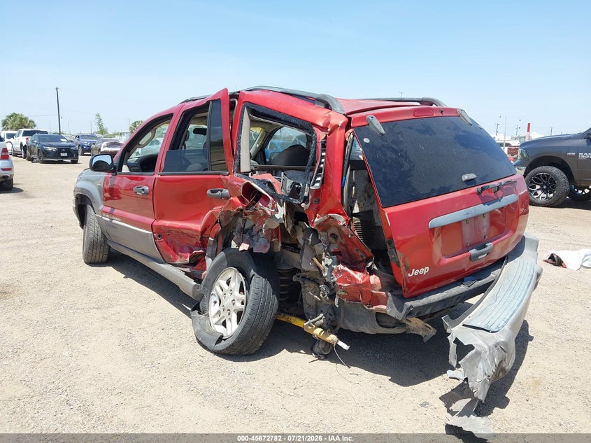 2002 Jeep Grand Cherokee Laredo VIN: 1J4GX48S52C323401 Lot: 45672782