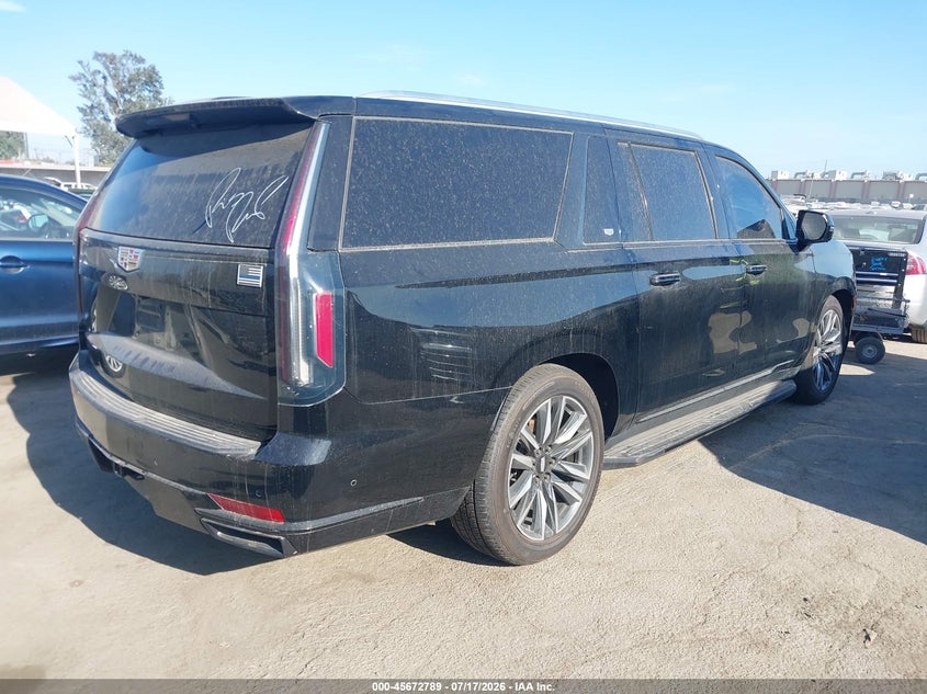 Vin: 1gys3lkl9mr225960, lot: 46171389, cadillac escalade esv 2wd premium luxury 20214