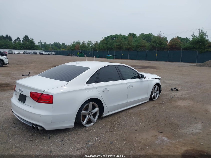 Vin: waud2afd6en002175, lot: 46171407, audi s8 4.0t 20144