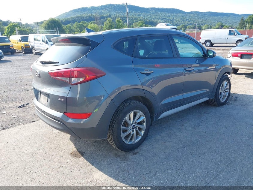 Vin: km8j3ca44ju720888, lot: 46171408, hyundai tucson sel 20184