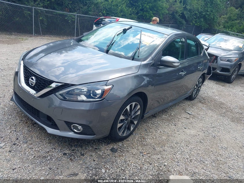2019 Nissan Sentra, Удар ззаду, IAAI, VIN 3N1AB7AP7KY408932 — фото 2