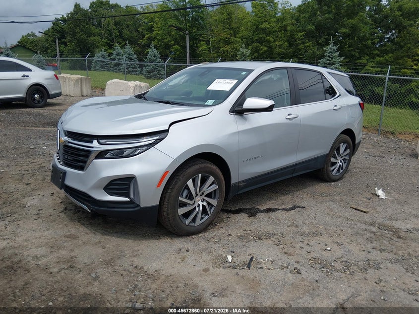 2022 Chevrolet Equinox Awd Lt VIN: 3GNAXUEV9NL155336 Lot: 45672860