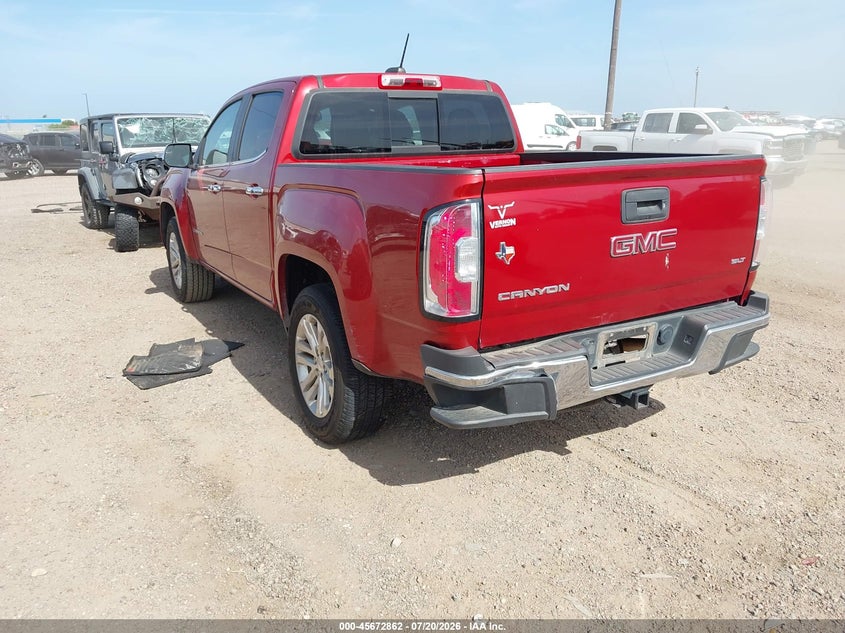2016 GMC Canyon 2Wd Slt VIN: 1GTG5DE3XG1196740 Lot: 45672862