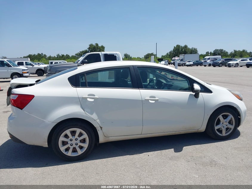 2014 Kia Rio Lx VIN: KNADM4A33E6417099 Lot: 45672867