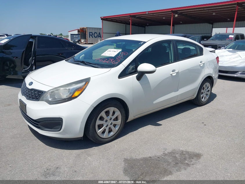 2014 Kia Rio Lx VIN: KNADM4A33E6417099 Lot: 45672867