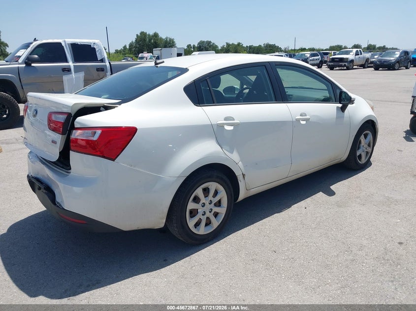 2014 Kia Rio Lx VIN: KNADM4A33E6417099 Lot: 45672867