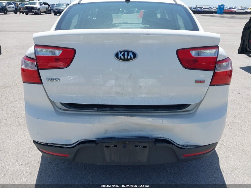 2014 Kia Rio Lx VIN: KNADM4A33E6417099 Lot: 45672867