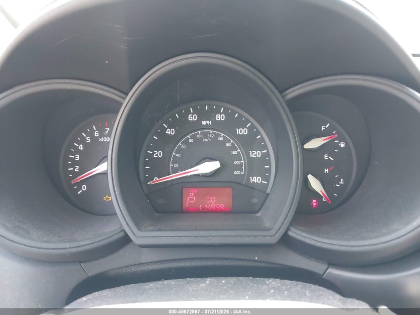 2014 Kia Rio Lx VIN: KNADM4A33E6417099 Lot: 45672867