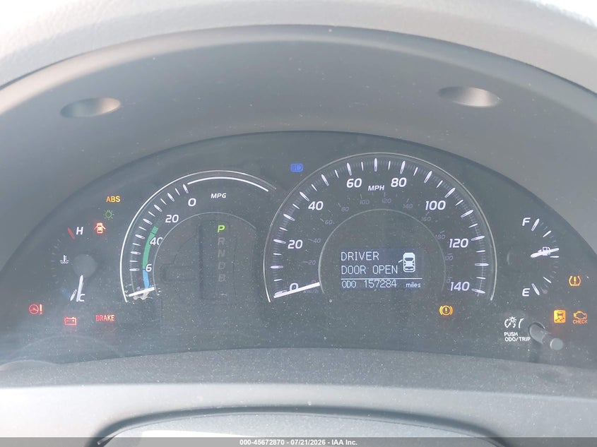 2011 TOYOTA CAMRY SEDAN 2.4L I-4 DOHC, VVT, 147HP