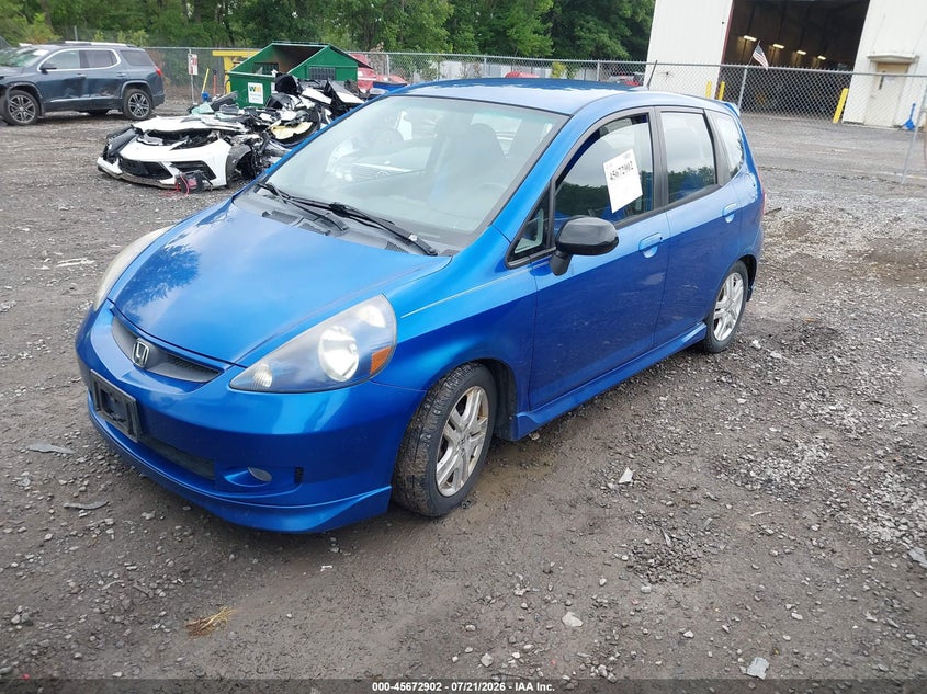 2008 Honda Fit Sport VIN: JHMGD38608S002245 Lot: 45672902