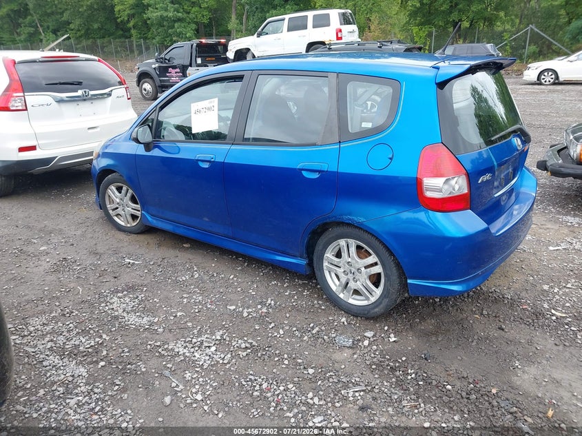 2008 Honda Fit Sport VIN: JHMGD38608S002245 Lot: 45672902