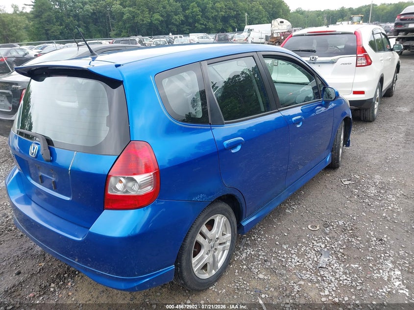 2008 Honda Fit Sport VIN: JHMGD38608S002245 Lot: 45672902