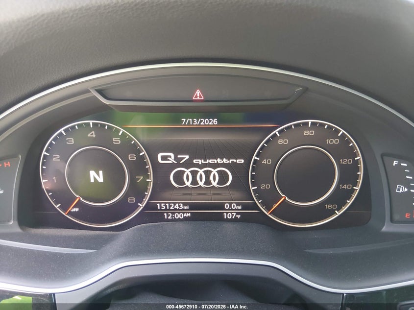 2018 Audi Q7 3.0T Premium VIN: WA1LAAF76JD052323 Lot: 45672910