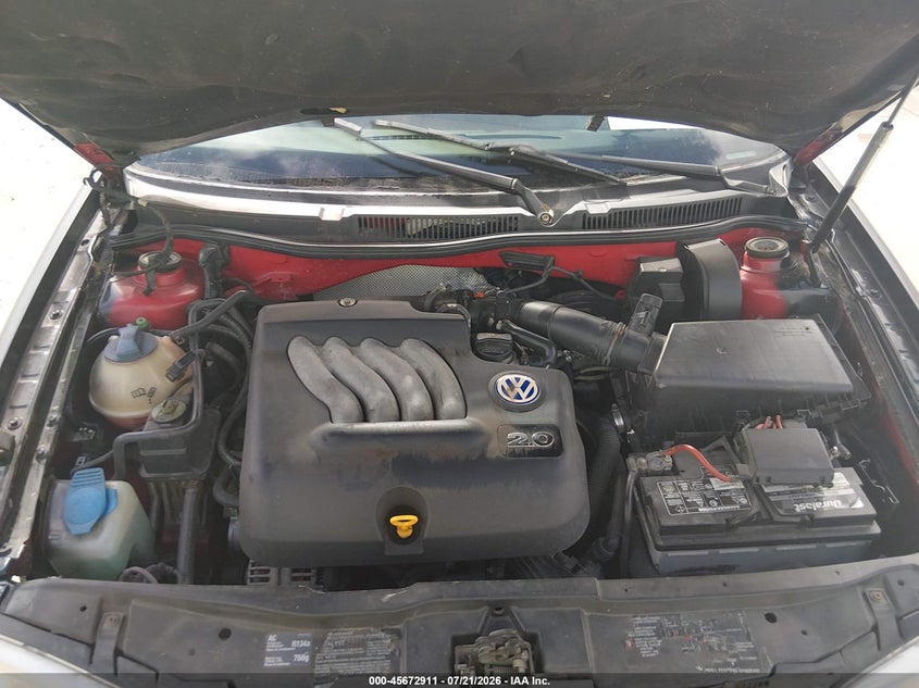 2003 Volkswagen Jetta Gls 2.0L VIN: 3VWSK69M93M170755 Lot: 45672911