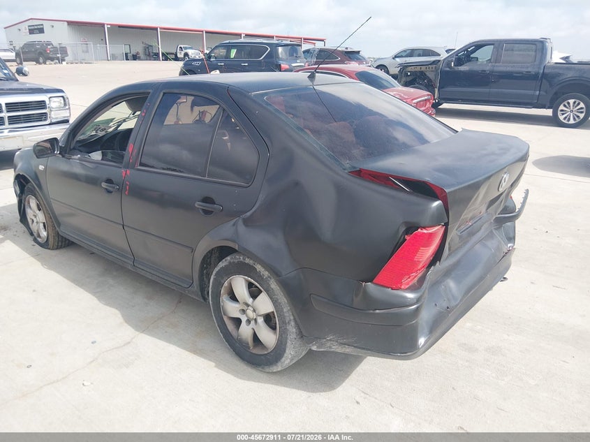 2003 Volkswagen Jetta Gls 2.0L VIN: 3VWSK69M93M170755 Lot: 45672911