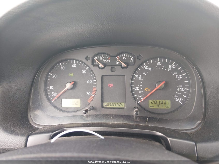 2003 Volkswagen Jetta Gls 2.0L VIN: 3VWSK69M93M170755 Lot: 45672911