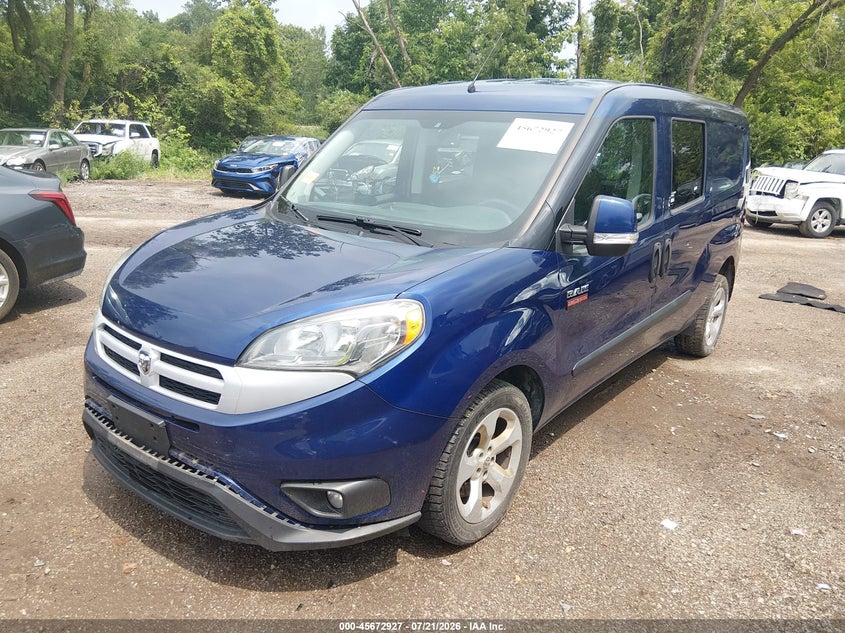 Vin: zfberfbt1f6a84640, lot: 46171527, ram promaster city tradesman slt 20152