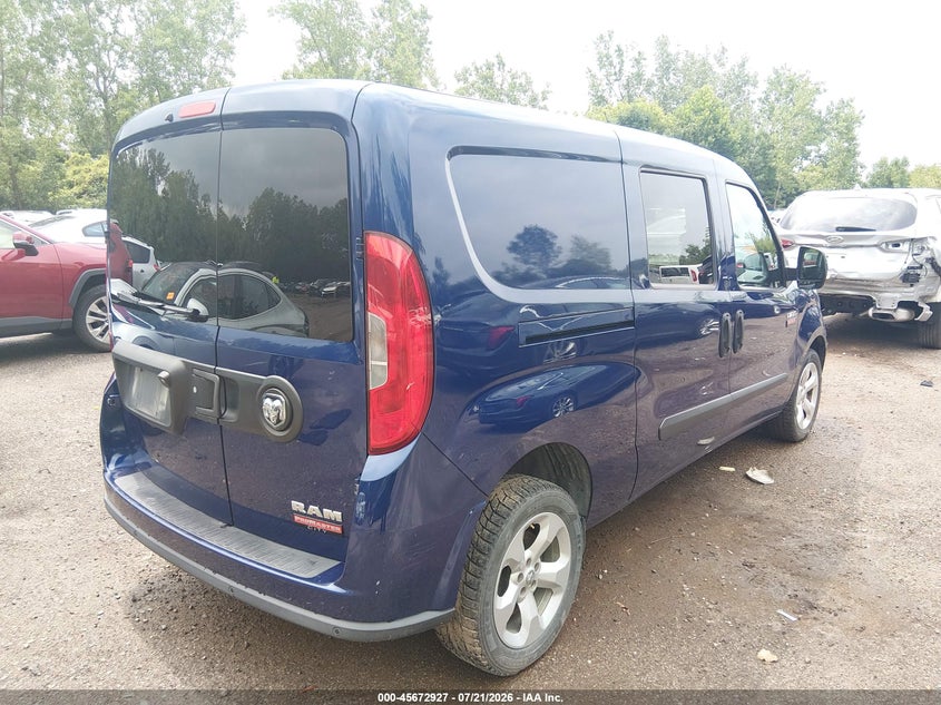 Vin: zfberfbt1f6a84640, lot: 46171527, ram promaster city tradesman slt 20154