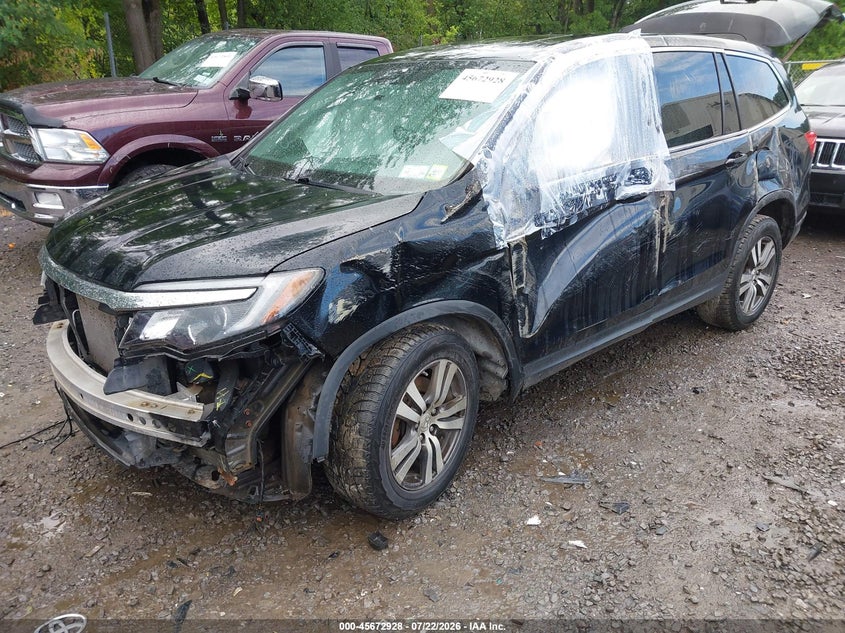 Vin: 5fnyf6h50gb010351, lot: 46171528, honda pilot ex-l 20162