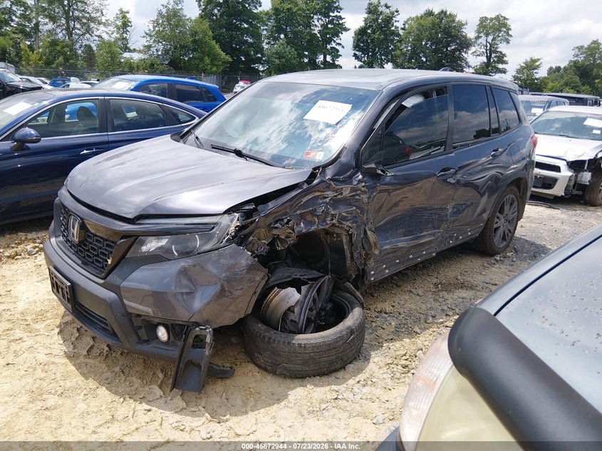 Vin: 5fnyf8h57mb039563, lot: 46171544, honda passport awd ex-l 20212