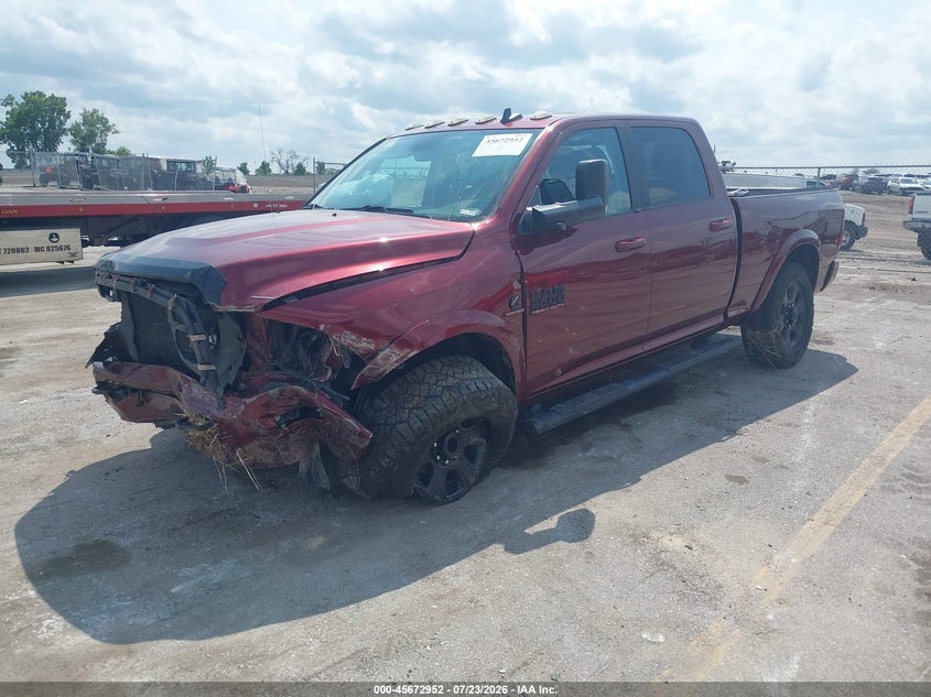 Vin: 3c6ur5flxjg406023, lot: 46171552, ram 2500 laramie  4x4 6'4 box 20182