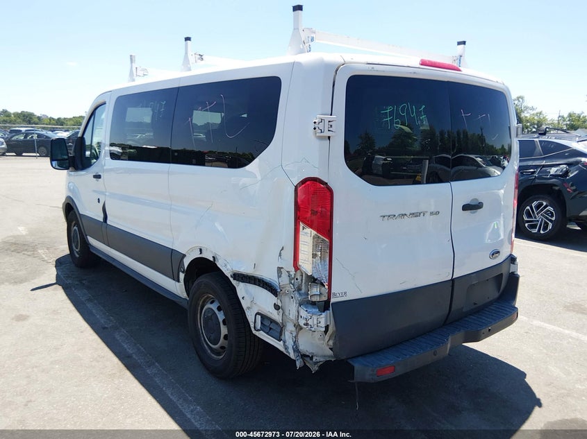 Vin: 1fmzk1zm8fka19188, lot: 46171573, ford transit-150 xl 20153