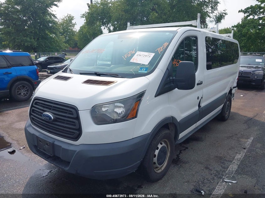 Vin: 1fmzk1zm8fka19188, lot: 46171573, ford transit-150 xl 20152