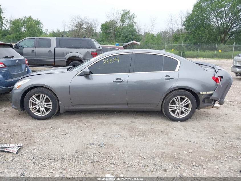 2013 Infiniti G37X VIN: JN1CV6AR5DM762773 Lot: 45672974