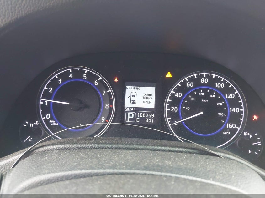 2013 Infiniti G37X VIN: JN1CV6AR5DM762773 Lot: 45672974