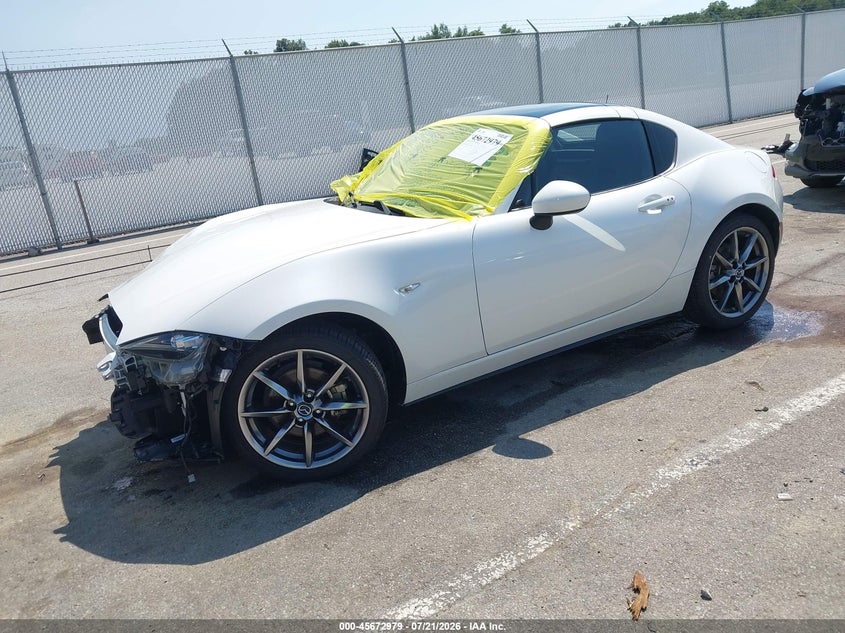 2021 Mazda Mx-5 Miata Rf Grand Touring VIN: JM1NDAM76M0455688 Lot: 45672979
