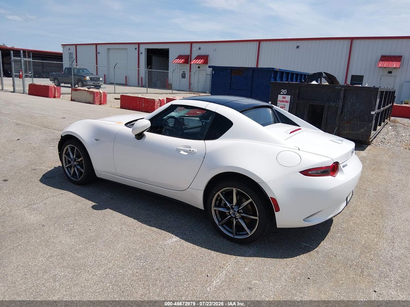 Vin: jm1ndam76m0455688, lot: 46171579, mazda mx-5 miata rf grand touring 20213