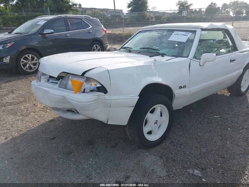 1993 Ford Mustang Lx VIN: 1FACP44E4PF198438 Lot: 45672985