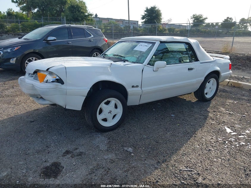1993 Ford Mustang Lx VIN: 1FACP44E4PF198438 Lot: 45672985
